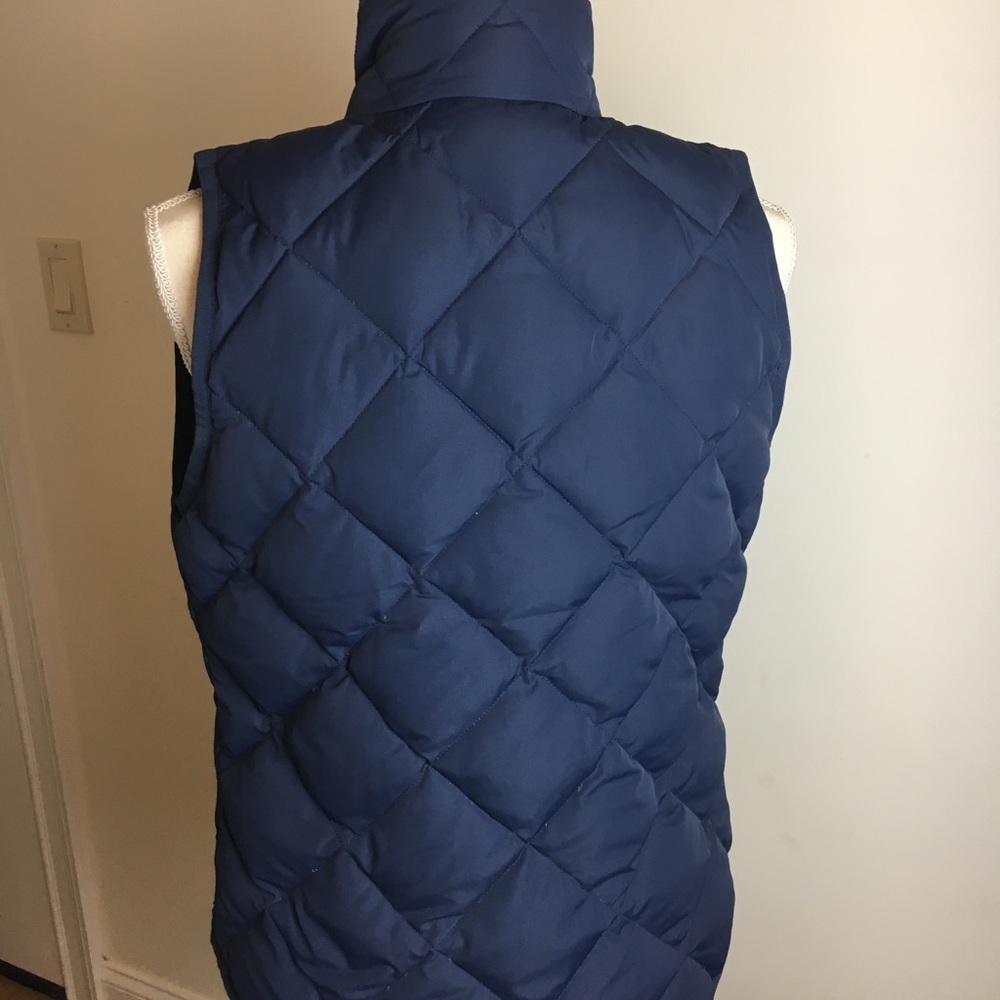 J.Crew quilted navy lightweight vest XXS